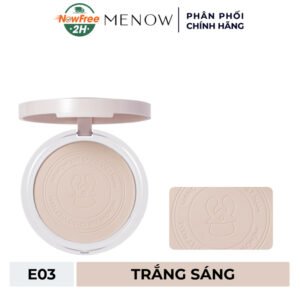 Phấn Phủ Menow Dạng Nén Rabbit E03 Trắng Sáng 8.5g