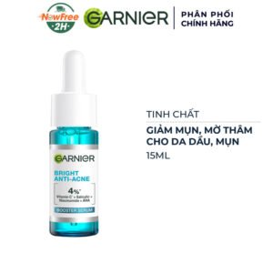 Serum Garnier Giảm Mụn Mờ Thâm Cho Da Dầu, Mụn 15ml