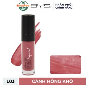 Son Bóng BYS Dưỡng Môi L03 Wild Rose - Cánh Hồng Khô 5.6ml