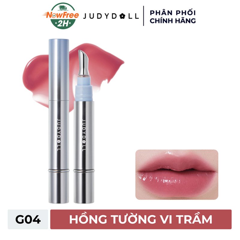 Son Bóng Judydoll Dưỡng Ẩm Mờ Vân Môi - G04 4ml