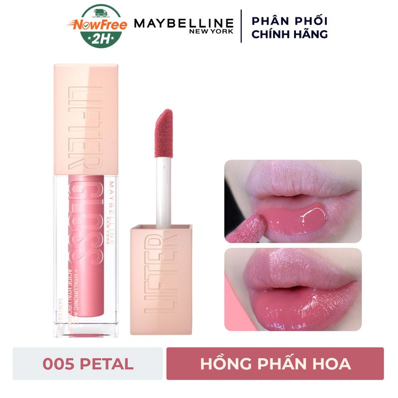 Son Bóng Maybelline 005 Petal - Hồng Phấn Hoa 5.4ml