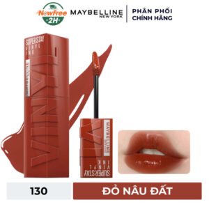 Son Bóng Maybelline 130 Extra - Đỏ Nâu Đất 4.2ml