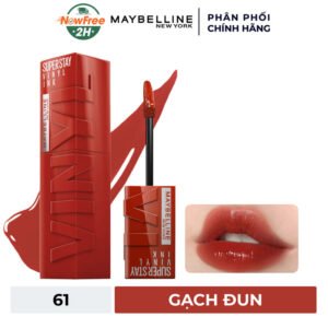 Son Bóng Maybelline 61 Risky - Gạch Đun 4.2ml