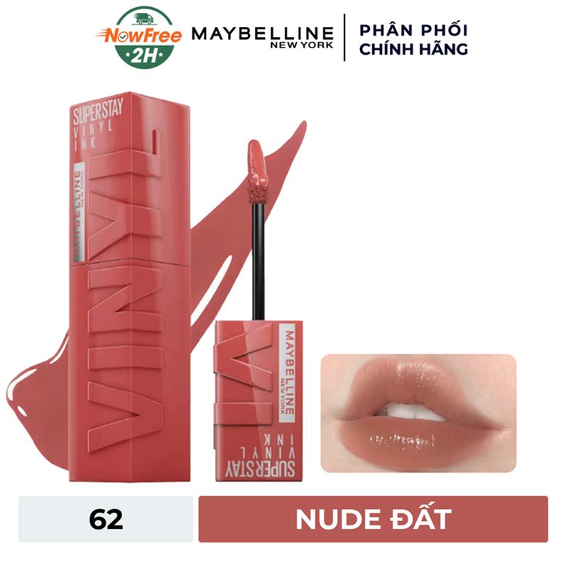Son Bóng Maybelline 62 Irresistible – Da Đất 4.2ml