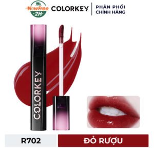 Son Môi Colorkey Gương Bóng R702 Đỏ Rượu 2.5g