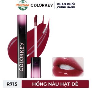 Son Môi Colorkey Gương Bóng R715 Hồng Nâu Hạt Dẻ 2.5g