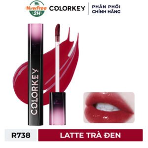 Son Môi Colorkey Gương Bóng R738 Latte Trà Đen 2.5g