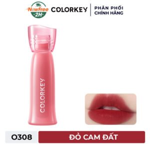 Son Tint Colorkey Watery O308 Đỏ Cam Đất 2.5g
