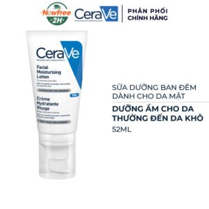 Sữa Dưỡng Ẩm Ban Đêm CeraVe Dành Cho Da Mặt 52ml