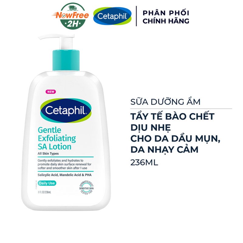 Sữa Dưỡng Ẩm Cetaphil Tẩy Tế Bào Chết Dịu Nhẹ 236ml