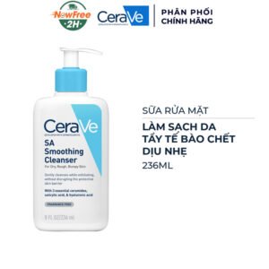 Sữa Rửa Mặt CeraVe Làm Sạch & Tẩy Tế Bào Chết Dịu Nhẹ 236ml