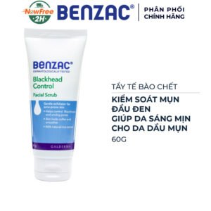 Tẩy Tế Bào Chết Benzac Sạch Mụn Đầu Đen Cho Da Dầu Mụn 60g