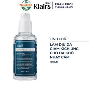 Serum Klairs Cấp Ẩm Cho Da Khô, Nhạy Cảm 80ml