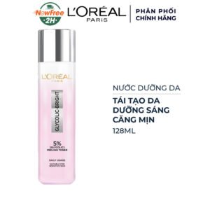 Toner L'Oreal Tái Tạo Da, Dưỡng Sáng Và Căng Mịn 128ml