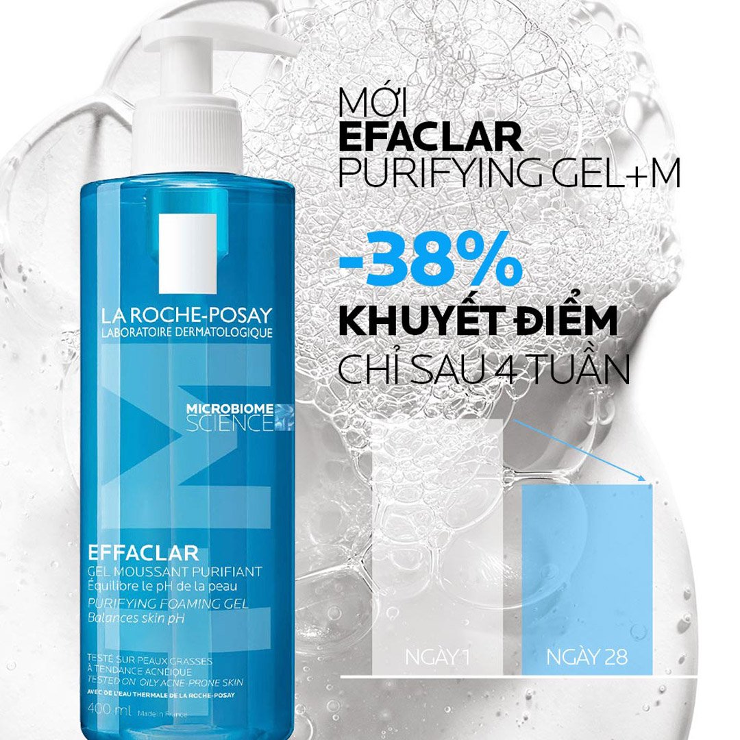 Gel Rửa Mặt La Roche-Posay Dành Cho Da Dầu, Nhạy Cảm 400ml