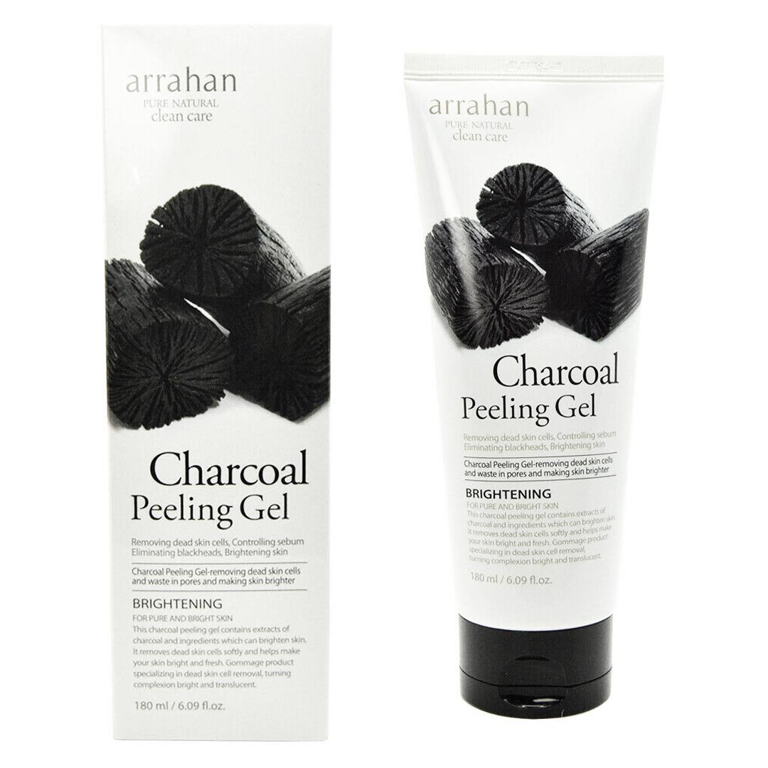 Gel Tẩy Tế Bào Chết Arrahan Than Hoạt Tính 180ml