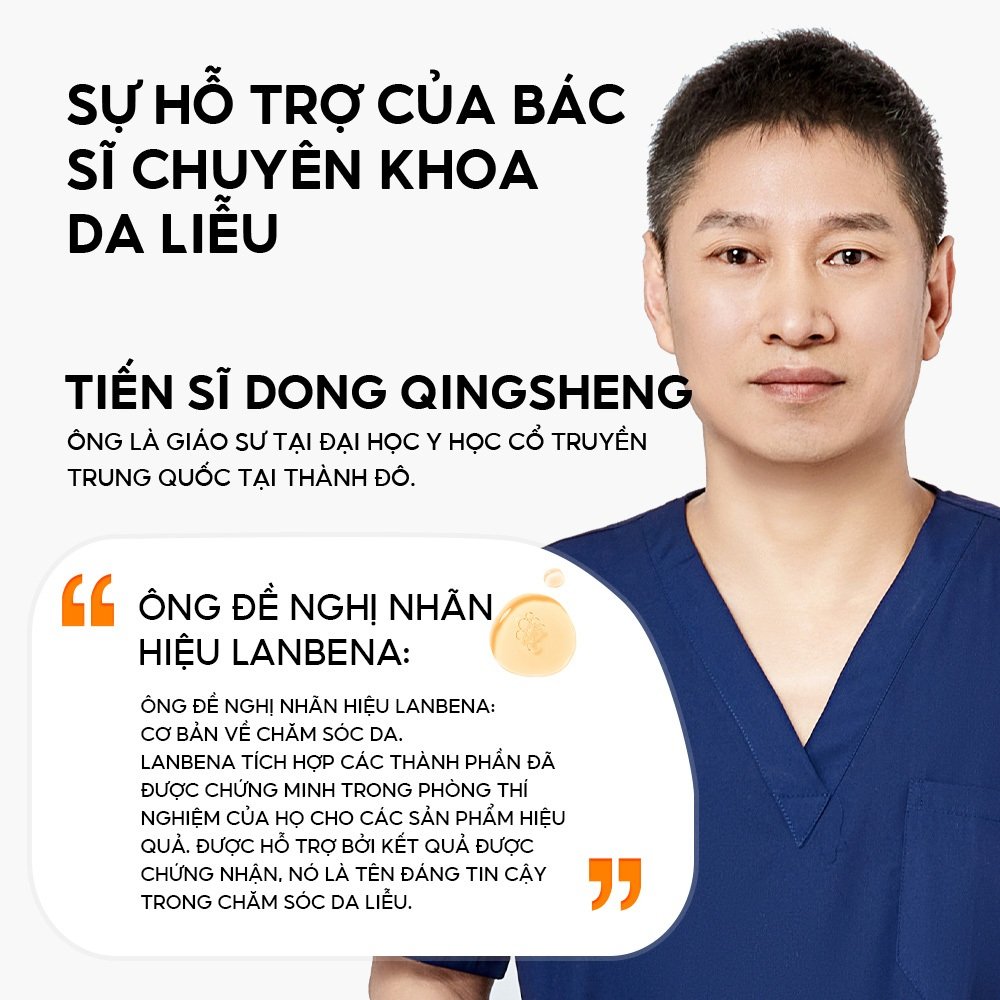 Mặt Nạ Mắt Lanbena Vitamin C Dưỡng Sáng, Mờ Quầng Thâm 2 Miếng