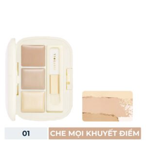Bảng Che Khuyết Điểm Judydoll 3 Màu - 01 Che Phủ Cao 2.7g
