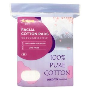 Bông Tẩy Trang Yusachi Suzuran 100% Cotton 200 Miếng