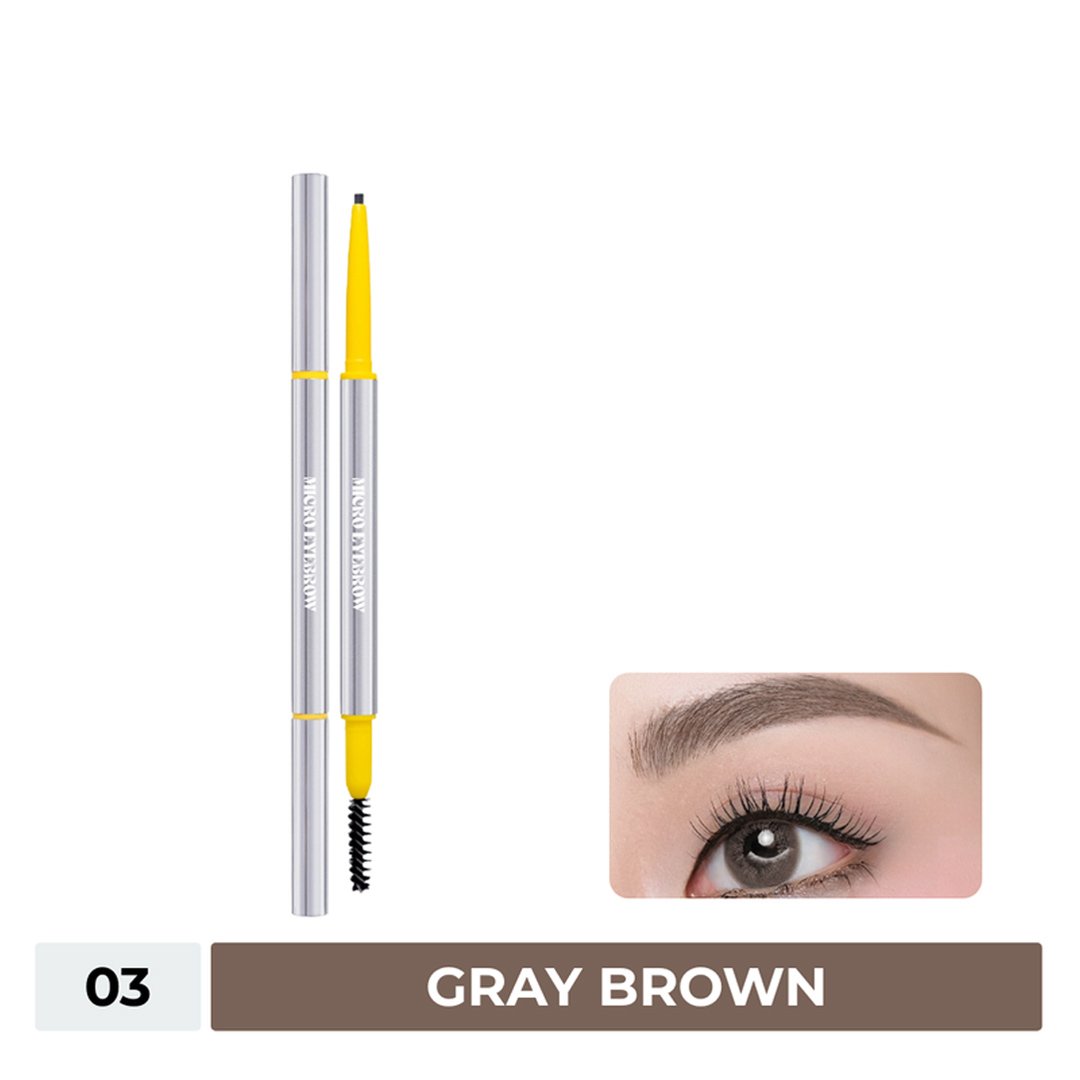 Chì Kẻ Mày Lemonade Siêu Mảnh Lâu Trôi 03 Gray Brown 0.1g