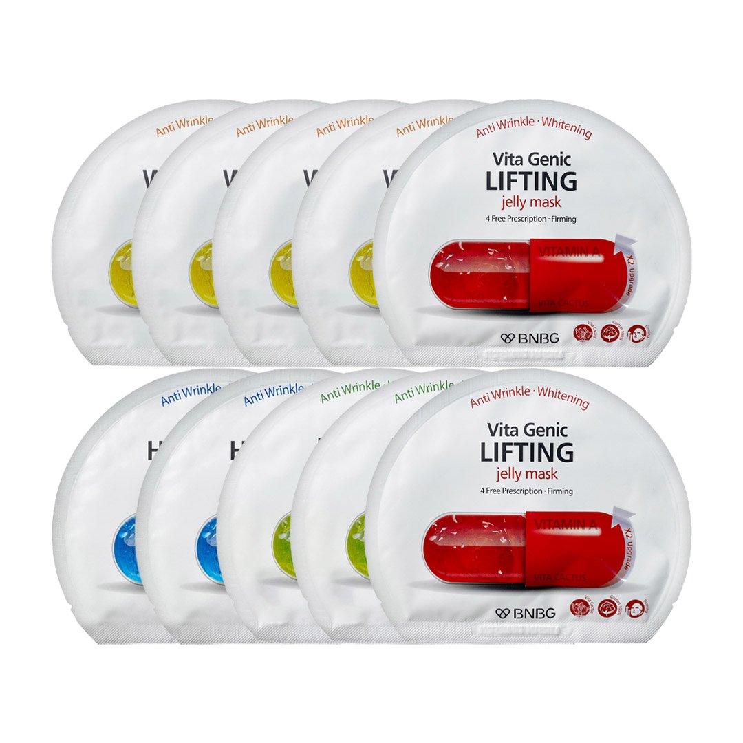 Combo 10 Mặt Nạ BNBG Vitamin Dưỡng Da Chuyên Sâu 30ml