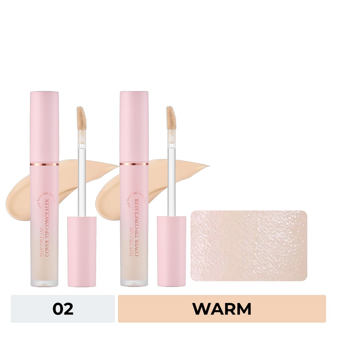 Combo 2 Che Khuyết Điểm Aperire Mỏng Nhẹ Lâu Trôi - 02 Warm 4.5ml