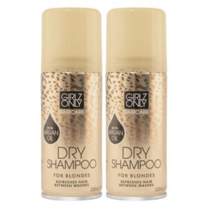 Combo 2 Dầu Gội Khô Girlz Only Dành Cho Tóc Nhuộm Sáng Màu 100ml