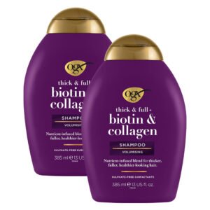 Combo 2 Dầu Gội OGX Biotin & Collagen Làm Dày Tóc 385ml