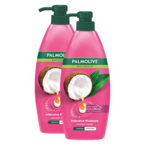 Combo 2 Dầu Gội Xả Palmolive Dưỡng Ẩm Tóc Từ Sữa Dừa 600ml