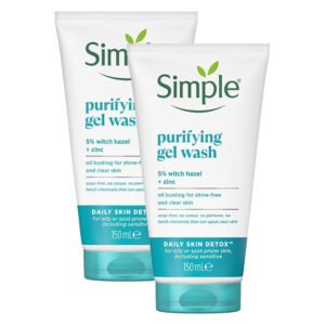 Combo 2 Gel Rửa Mặt Simple Thanh Khiết, Giảm Bóng Nhờn 150ml