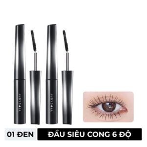 Combo 2 Mascara Judydoll Đầu Siêu Cong 6 Độ Làm Cong Mi - 01 Đen 3g (Mới)