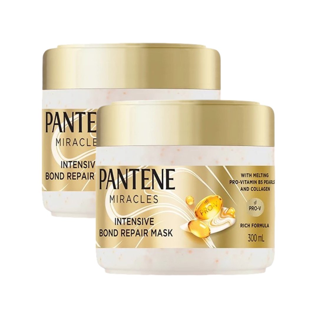 Combo 2 Mặt Nạ Ủ Tóc Pantene Miracles Phục Hồi Liên Kết Tóc 300ml