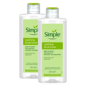 Combo 2 Nước Hoa Hồng Simple Làm Dịu Da & Cấp Ẩm 200ml