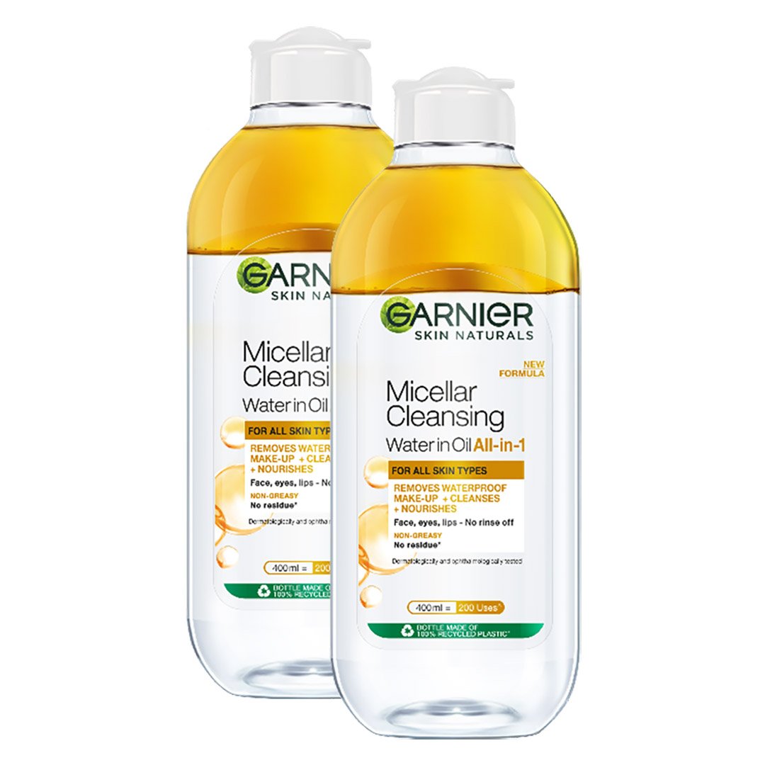 Combo 2 Nước Tẩy Trang Garnier Làm Sạch Sâu Lớp Trang Điểm 400ml