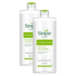 Combo 2 Nước Tẩy Trang Simple Làm Sạch Trang Điểm Vượt Trội 400ml