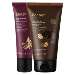 Combo Cocoon Tẩy Da Chết Da Đầu Chiết Xuất Bồ Kết 200ml + Tẩy Da Chết Mặt Cà Phê Đắk Lắk 150ml
