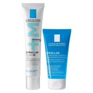 Combo La Roche-Posay Kem Dưỡng Giảm Mụn Hiệu Quả 40ml + Gel Rửa Mặt Cho Da Dầu, Nhạy Cảm 50ml