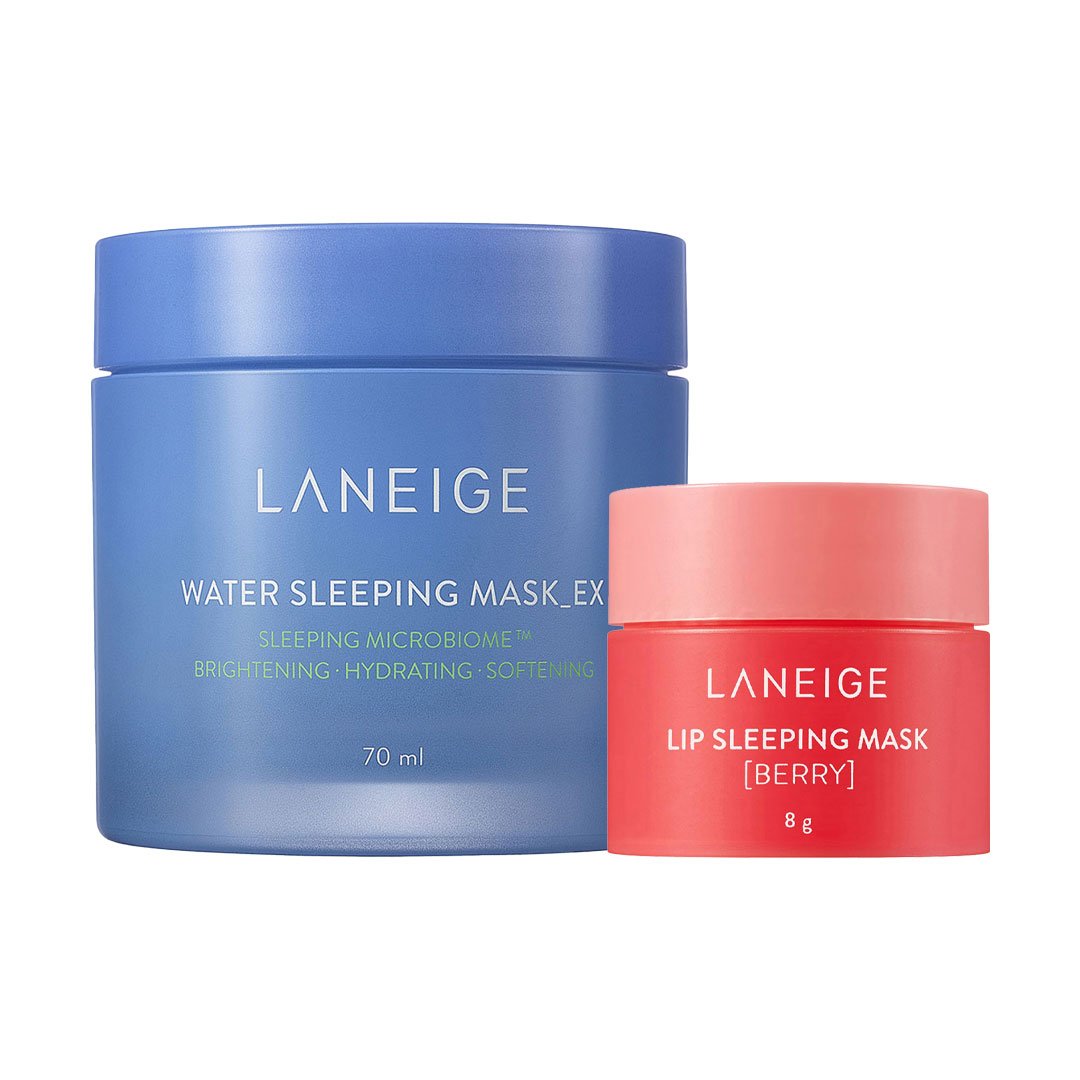 Combo Laneige Mặt Nạ Ngủ Dưỡng Ẩm 70ml + Mặt Nạ Ngủ Môi Hương Quả Mọng 8g