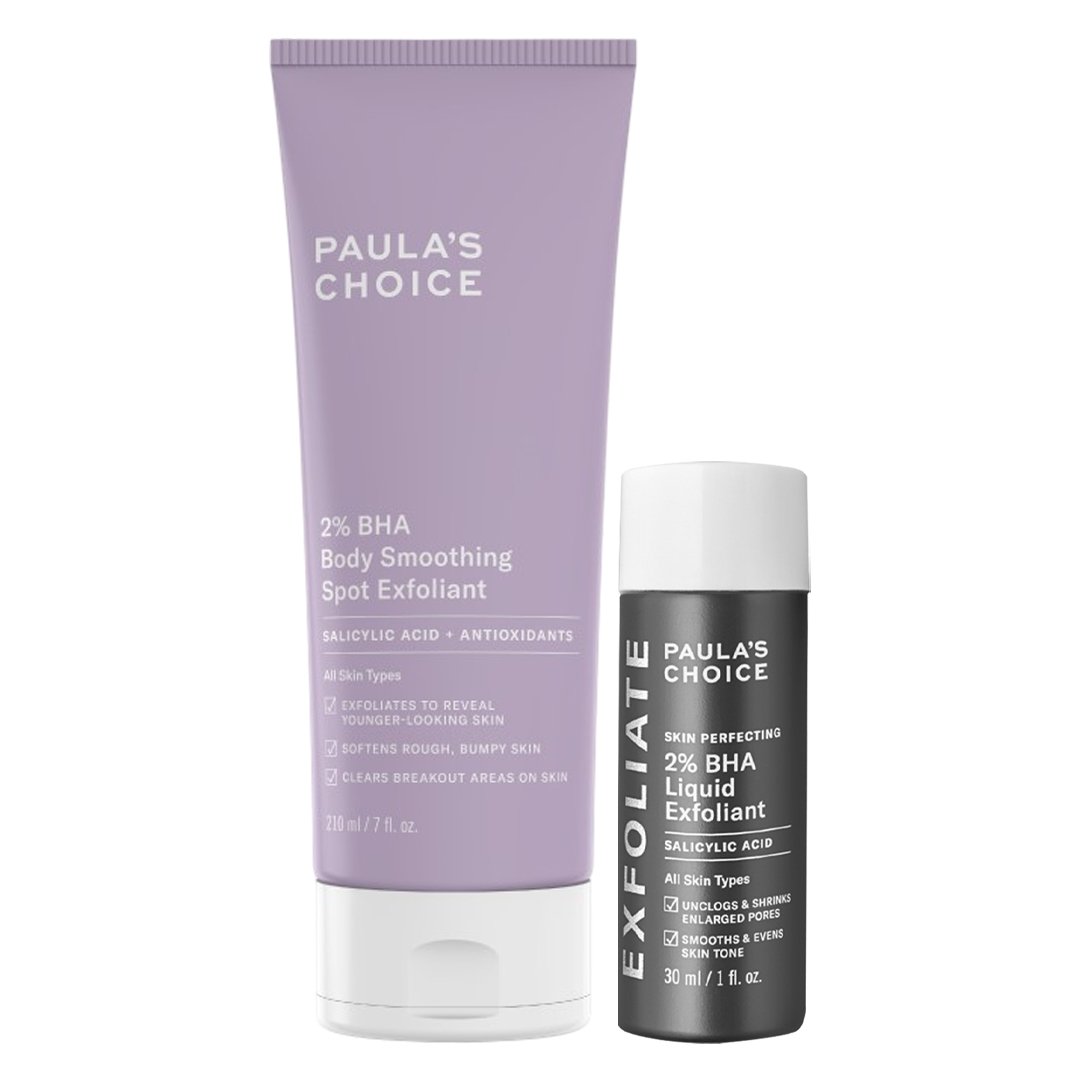 Combo Paula’s Choice Kem Dưỡng Thể 2% BHA Loại Bỏ Da Chết 210ml + Dung Dịch Tẩy Da Chết 2% BHA 30ml