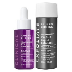 Combo Paula's Choice Serum Se Khít Lỗ Chân Lông Tối Ưu 20ml + Dung Dịch Tẩy Da Chết 2% BHA 30ml