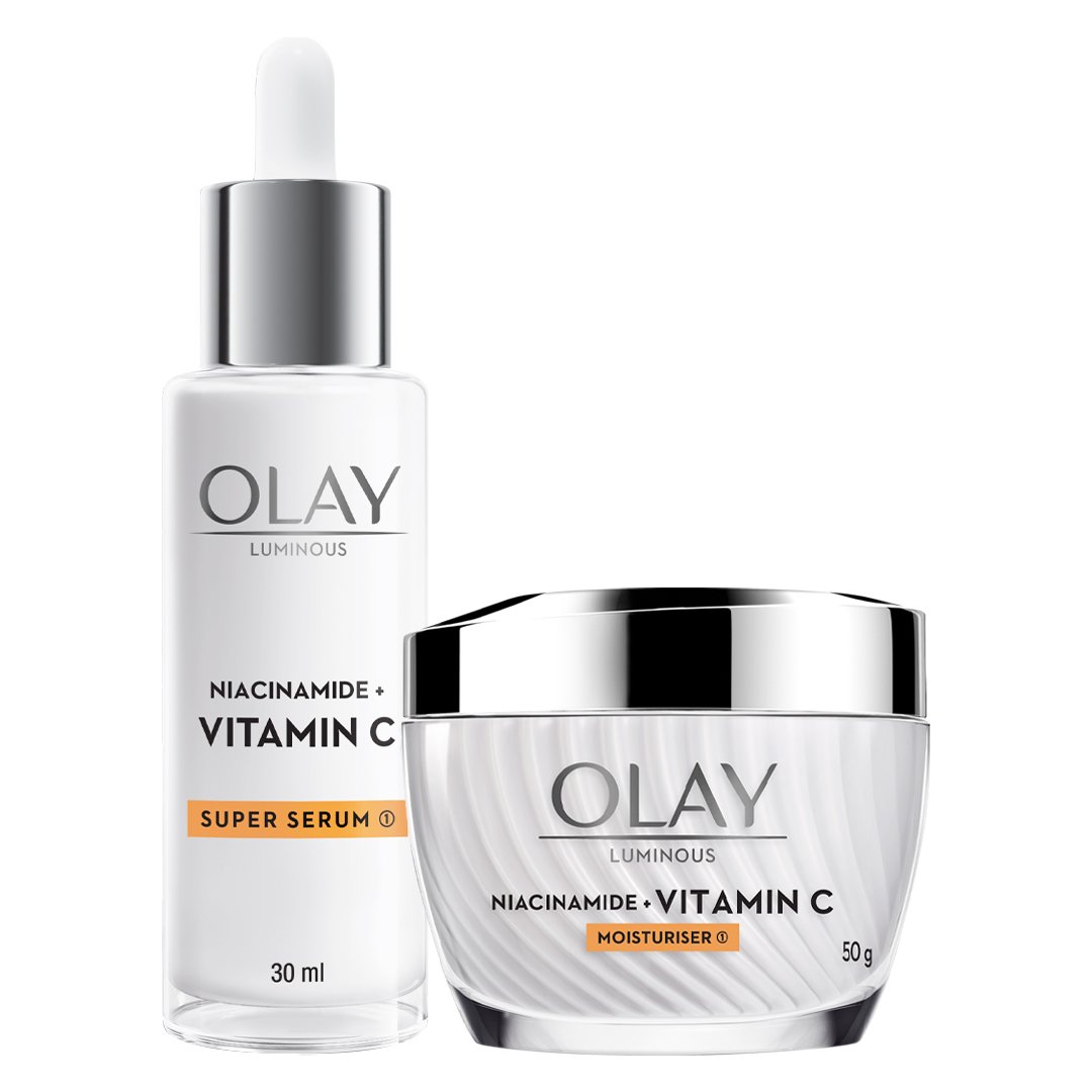 Combo Serum & Kem Dưỡng Olay Mờ Vết Thâm, Đốm Nâu, Sáng Da 30ml+50g