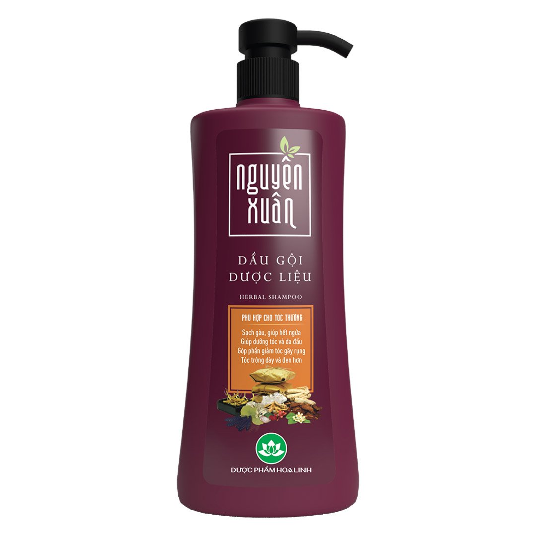 Dầu Gội Nguyên Xuân Dược Liệu Cho Tóc Thường 450ml