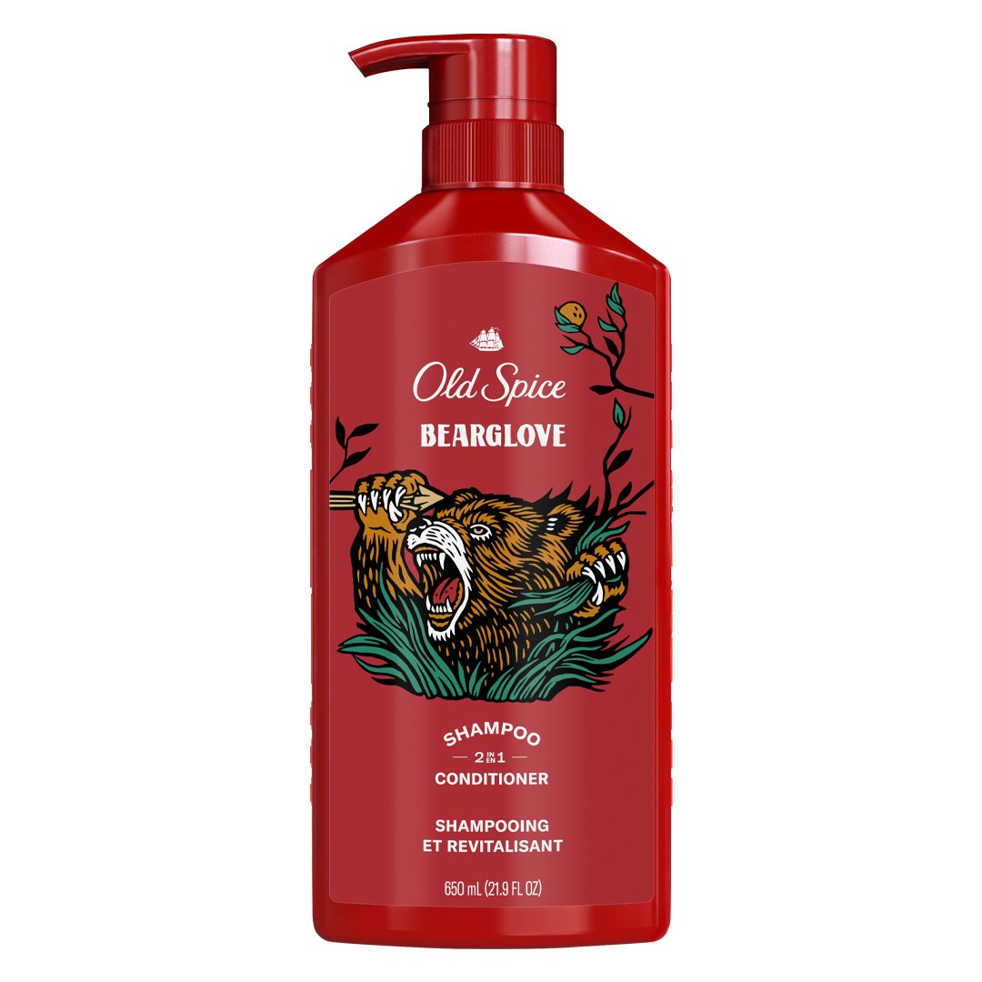Dầu Gội Xả 2in1 Old Spice Cho Nam Hương Hoang Dã 650ml