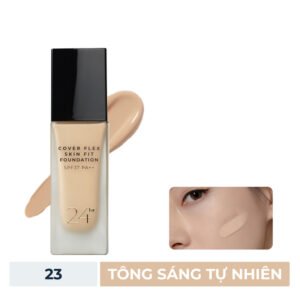 Kem Nền B.O.M Che Phủ Cao, Lâu Trôi #23 Natural Beige 30ml