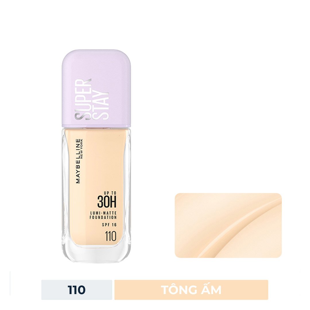 Kem Nền Maybelline Bắt Sáng Che Phủ Siêu Nhẹ #110 35ml
