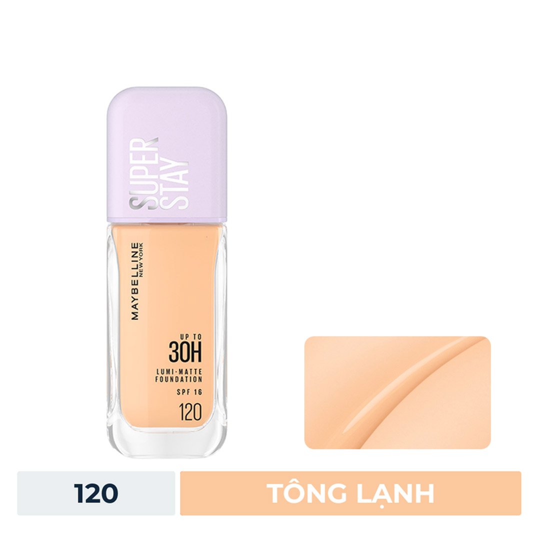 Kem Nền Maybelline Bắt Sáng Che Phủ Siêu Nhẹ #120 35ml