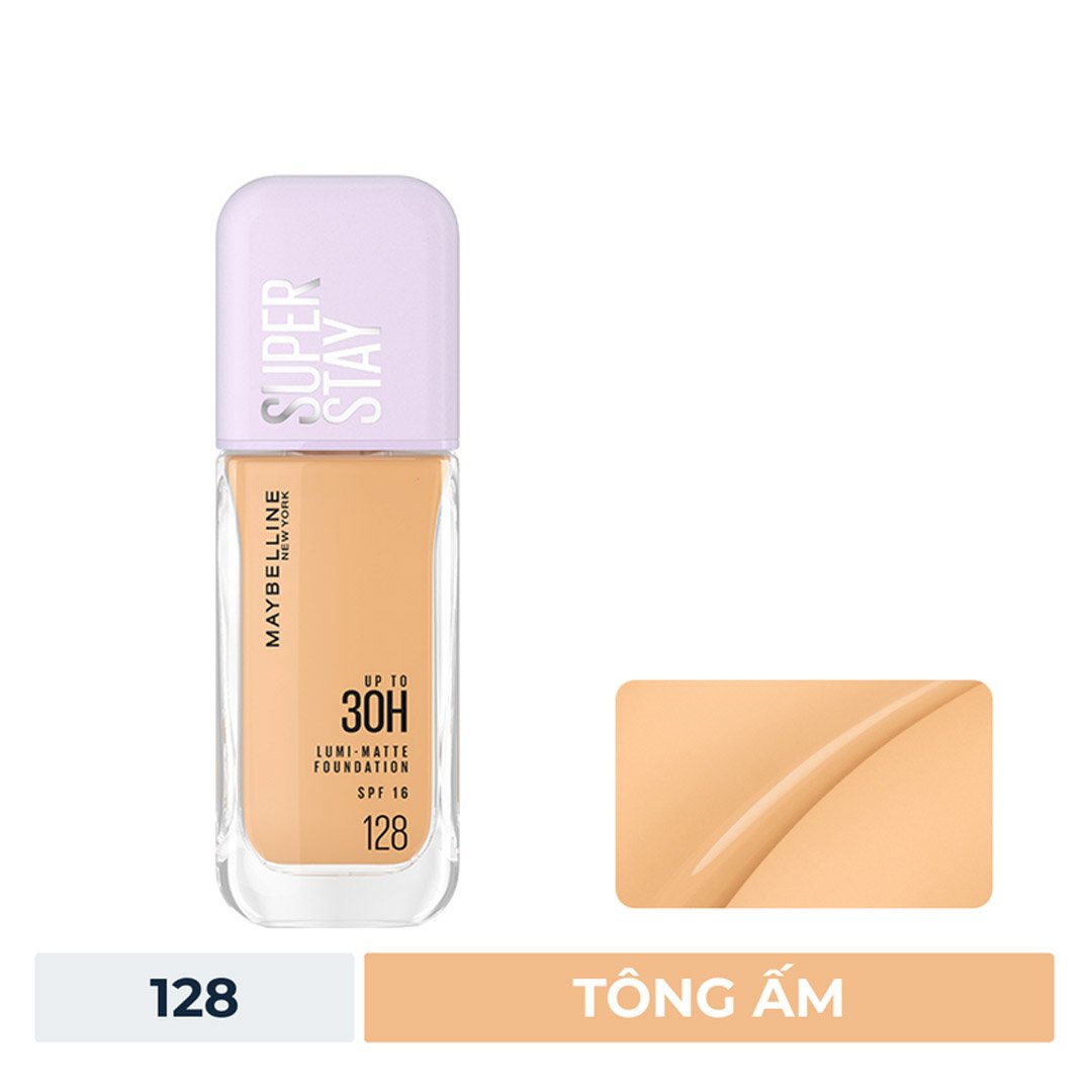 Kem Nền Maybelline Bắt Sáng Che Phủ Siêu Nhẹ #128 35ml