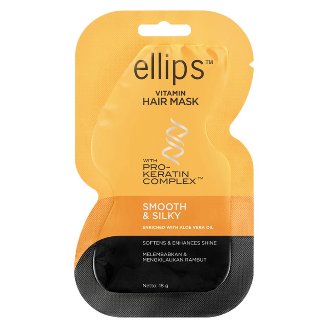 Kem Ủ Tóc Ellips Keratin Dưỡng Tóc Bóng Mượt 18g