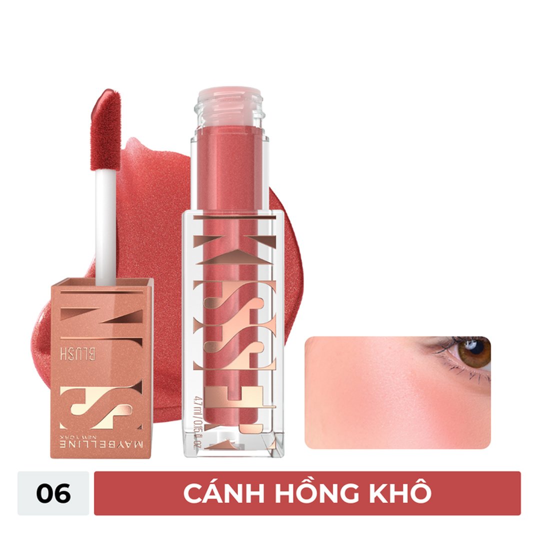Má Hồng Kem Maybelline Căng Mọng - 06 Cánh Hồng Khô 4.7ml