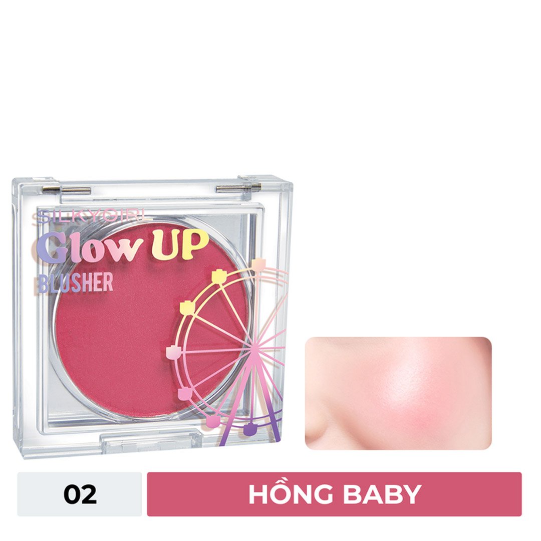 Má Hồng Kem Silkygirl Căng Bóng Tự Nhiên - 02 Hồng Baby 4g